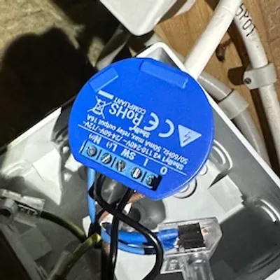 Controlling bathroom fan with Shelly One and Home Assistant