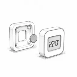 How I made a wall mount for cheap Xiaomi Temperature Sensors