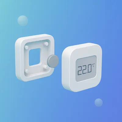 How I made a wall mount for cheap Xiaomi Temperature Sensors